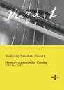 Mozarts Thematischer Catalog - Wolfgang Amadeus Mozart