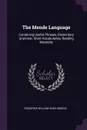 The Mende Language. Containing Useful Phrases, Elementary Grammar, Short Vocabularies, Reading Materials - Frederick William Hugh Migeod