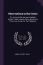 Observations in the Orient. The Account of a Journey to Catholic Mission Fields in Japan, Korea, Manchuria, China, Indo-China, and The Philippines - James Anthony Walsh