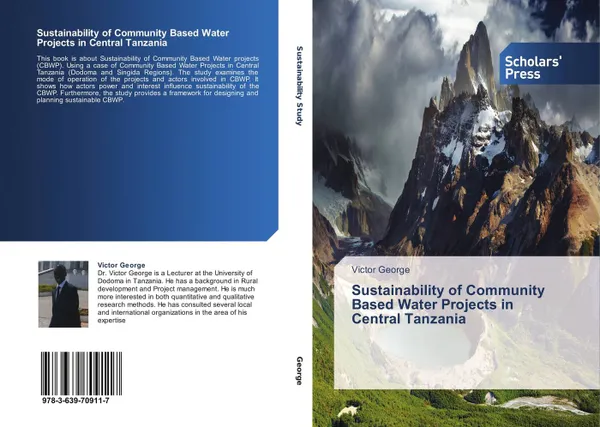 Обложка книги Sustainability of Community Based Water Projects in Central Tanzania, Victor George