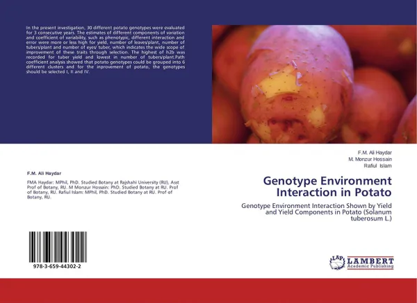 Обложка книги Genotype Environment Interaction in Potato, F.M. Ali Haydar,M. Monzur Hossain and Rafiul Islam