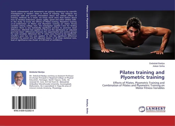 Обложка книги Pilates training and Plyometric training, Debdulal Baidya and Ankan Sinha