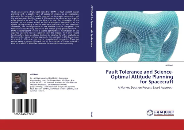 Обложка книги Fault Tolerance and Science-Optimal Attitude Planning for Spacecraft, Ali Nasir