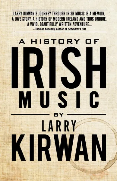 Обложка книги A History of Irish Music, Larry Kirwan