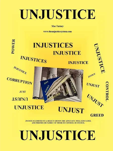 Обложка книги Unjustice Paperback, Mac Turney