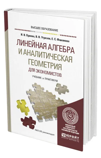 Обложка книги Линейная алгебра и аналитическая геометрия для экономистов, Орлова Ирина Владленовна