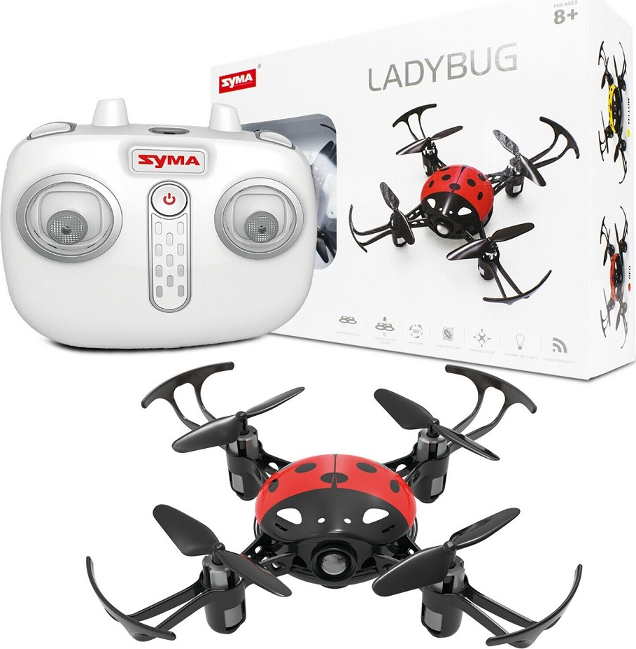 фото Syma Квадрокоптер на радиоуправлении X27 "LADYBUG" цвет красный