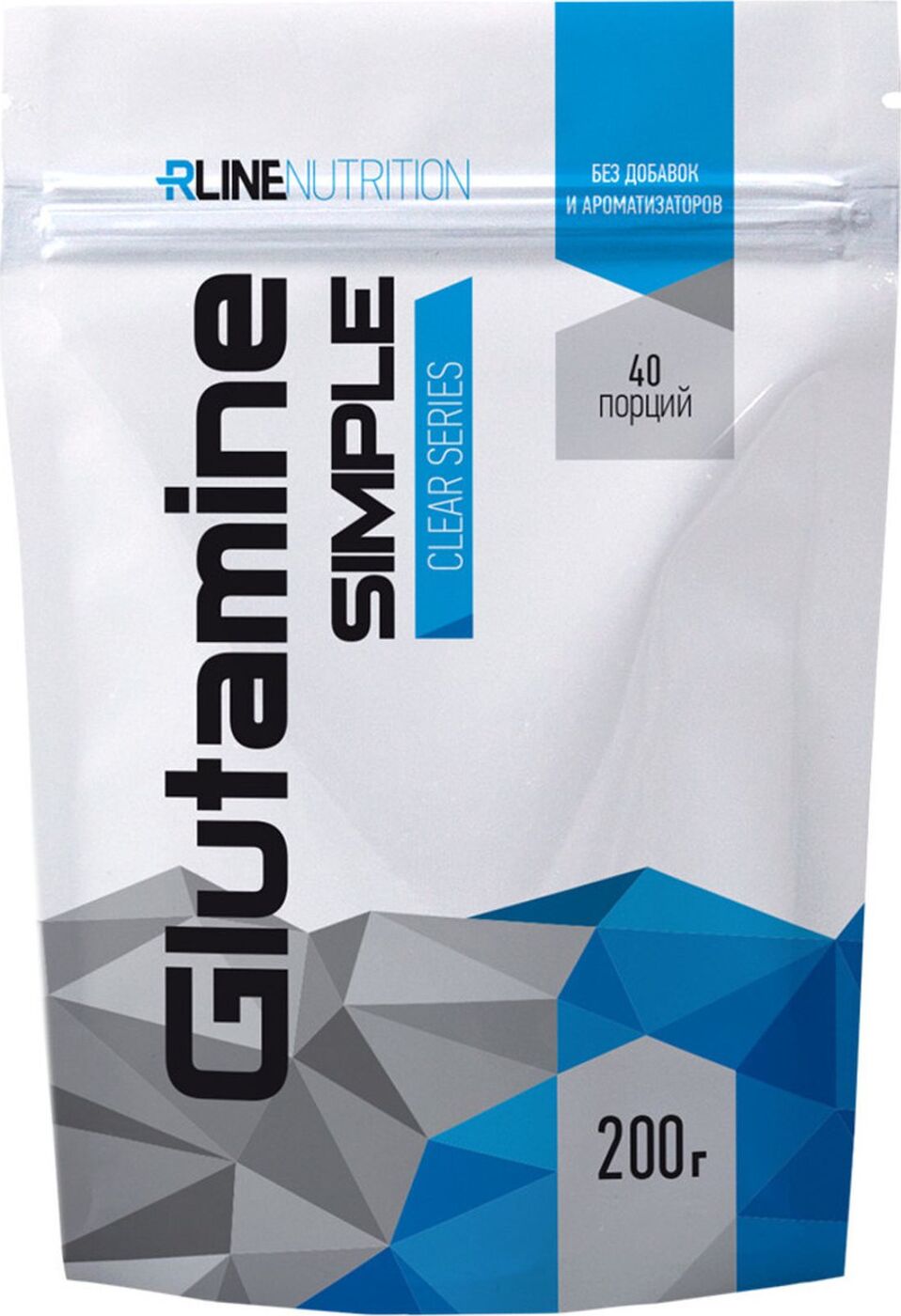 фото Глютамин Rline Glutamine Powder, без вкуса, 200 г