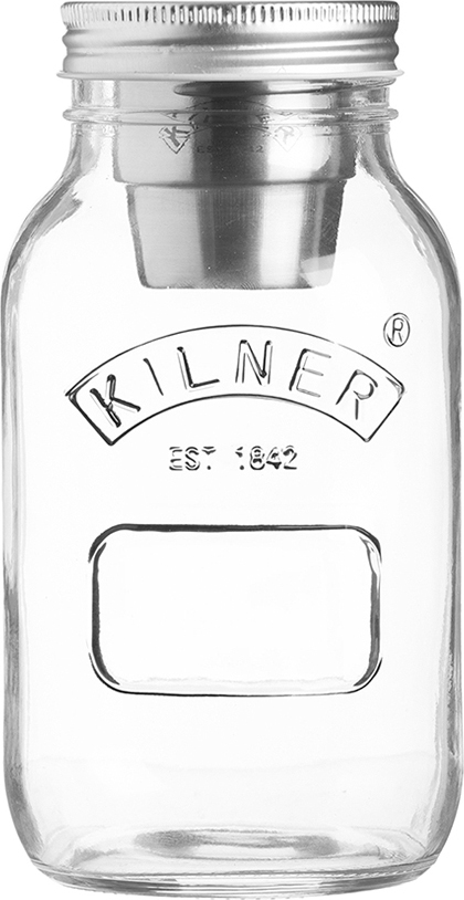 фото Банка с соусником Kilner On The Go 1 л