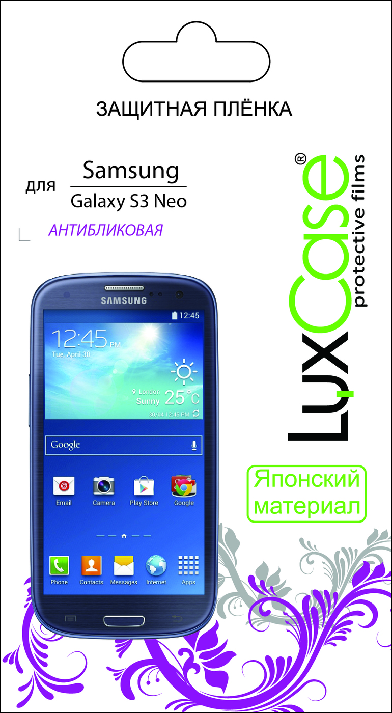 фото Пленка Samsung Galaxy S3 Neo / Duos I9300I / антибликовая от LuxCase