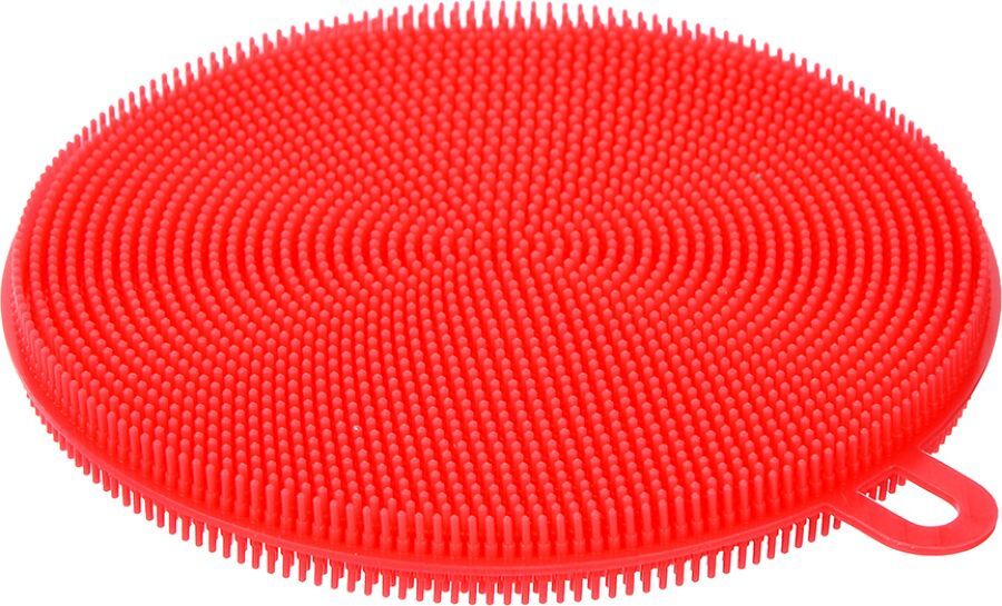 фото Губка многофункцональная Vetta, 441130, красный, диаметр 11 см