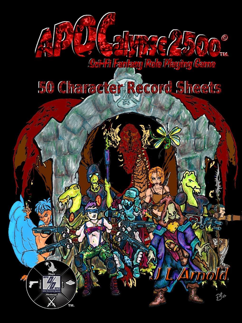 фото APOCalypse 2500 50 Character Record Sheets