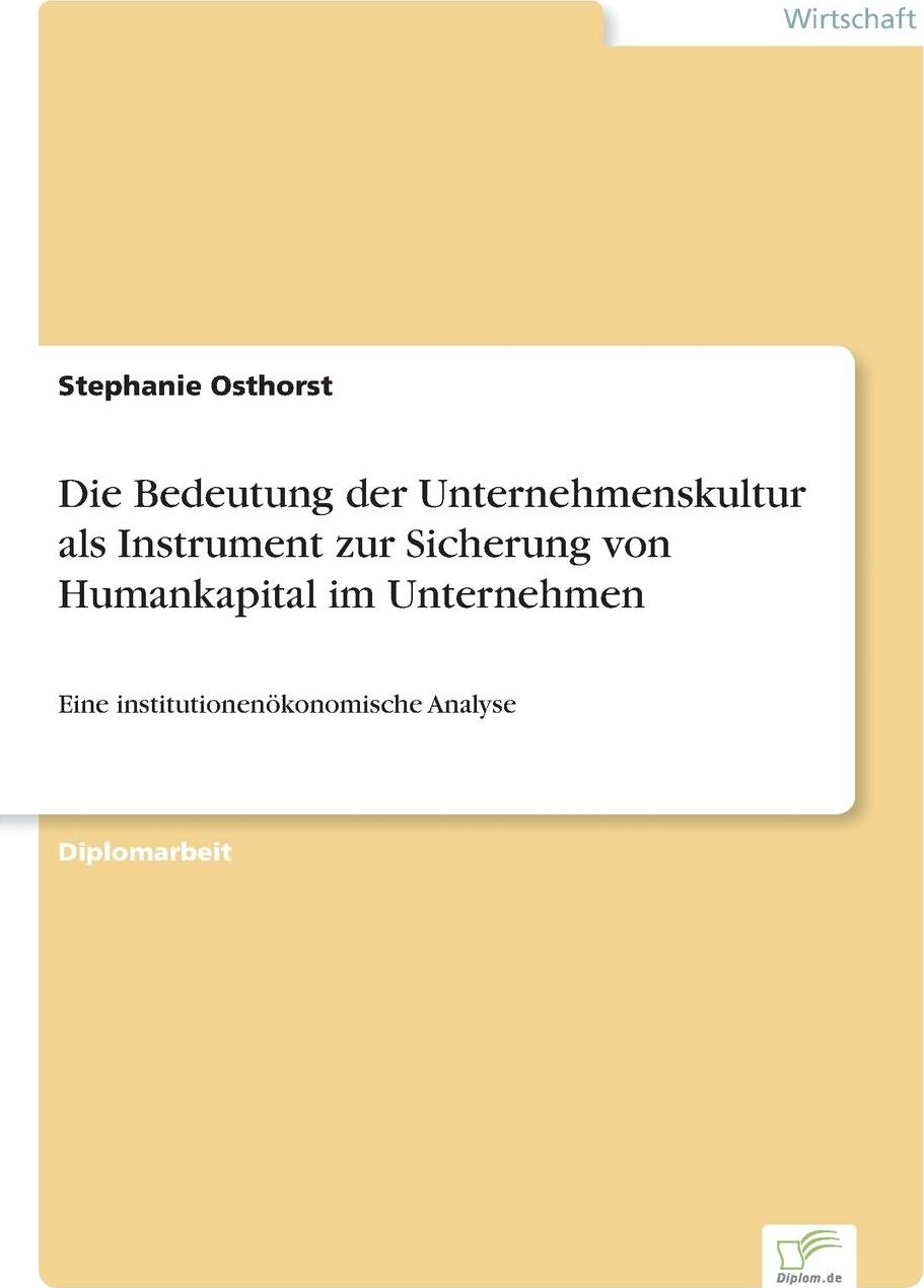 фото Die Bedeutung der Unternehmenskultur als Instrument zur Sicherung von Humankapital im Unternehmen