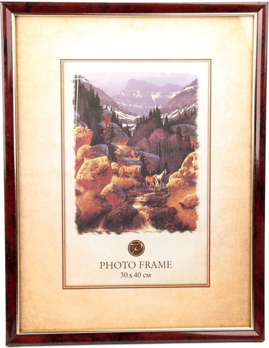 фото Фоторамка Pioneer, 52178, бордовый, 30 x 40 см
