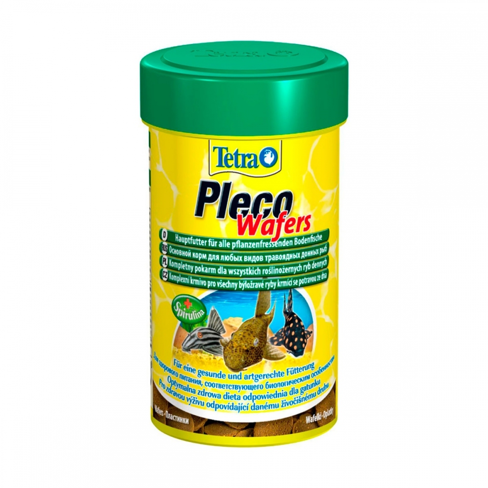 Характеристики Корм для сомиков-присосок TetraPleco Wafer, 250 мл, 100 ...