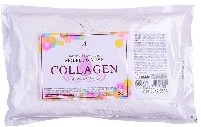 Anskin Маска альгинатная с коллагеном укрепляющая Collagen Modeling ...