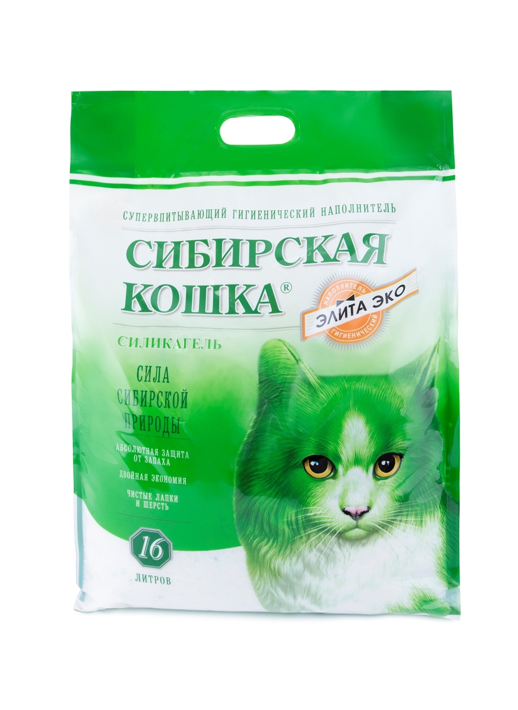 Наполнитель для кошачьих туалетов Сибирская кошка 16 л 