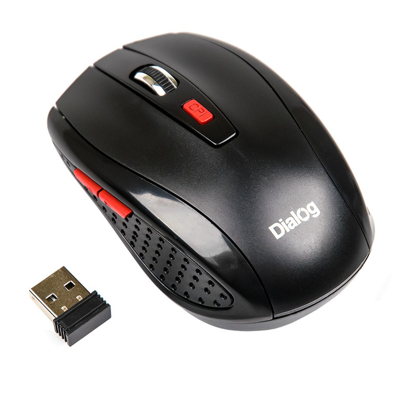 Мышь DIALOG Pointer MROP-01U, черная, USB