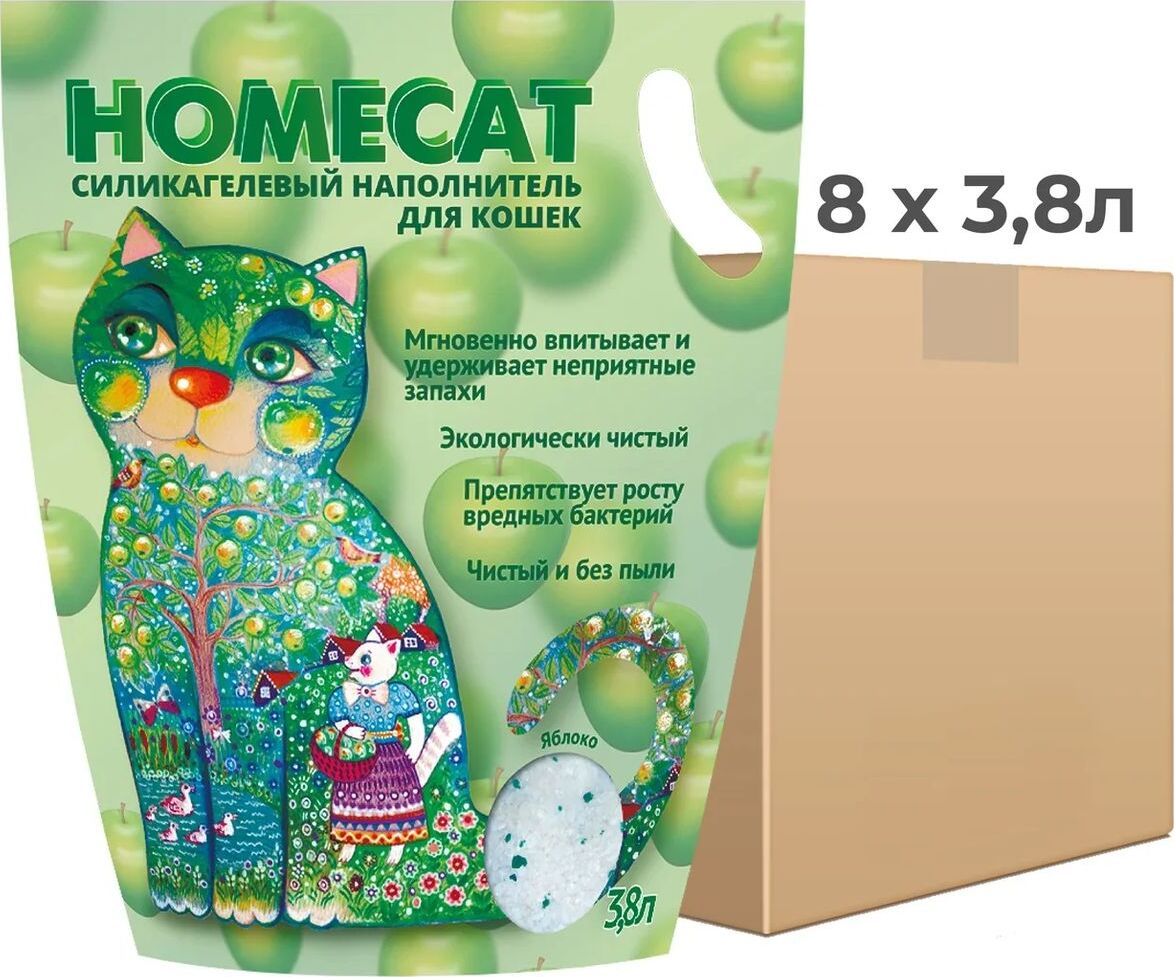 Наполнитель для кошачьего туалета homecat