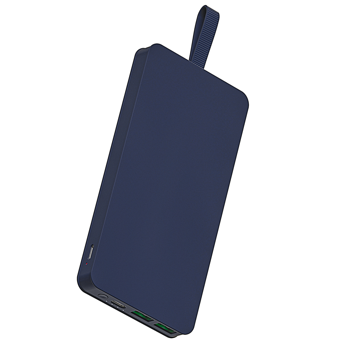 Внешний аккумулятор Interstep TypeC PD QC 8pin петля синий — купить в ...