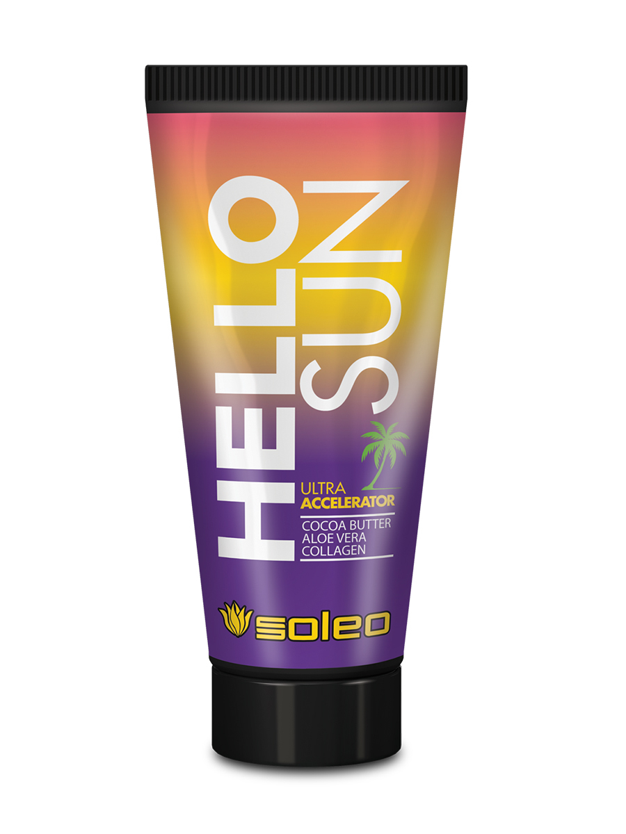 Soleo Крем ультра-ускоритель для загара Soleo Hello Sun, 150 мл.