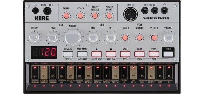 KORG volca bass Синтезатор аналоговый