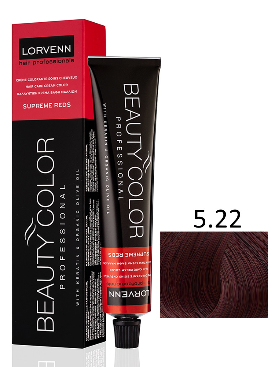 Характеристики LORVENN HAIR PROFESSIONALS Крем-краска BEAUTY COLOR ...