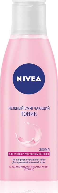 Nivea Нежный смягчающий тоник, для сухой и чувствительной кожи, 200 мл. - изображение