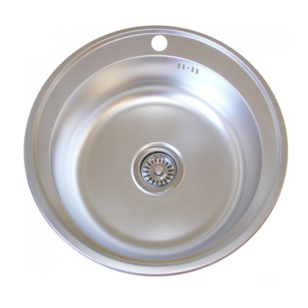 Кухонная мойка Mira Sink Light Mr-m-510 0,8/180 (510х510х180 мм.), врезная, матовая