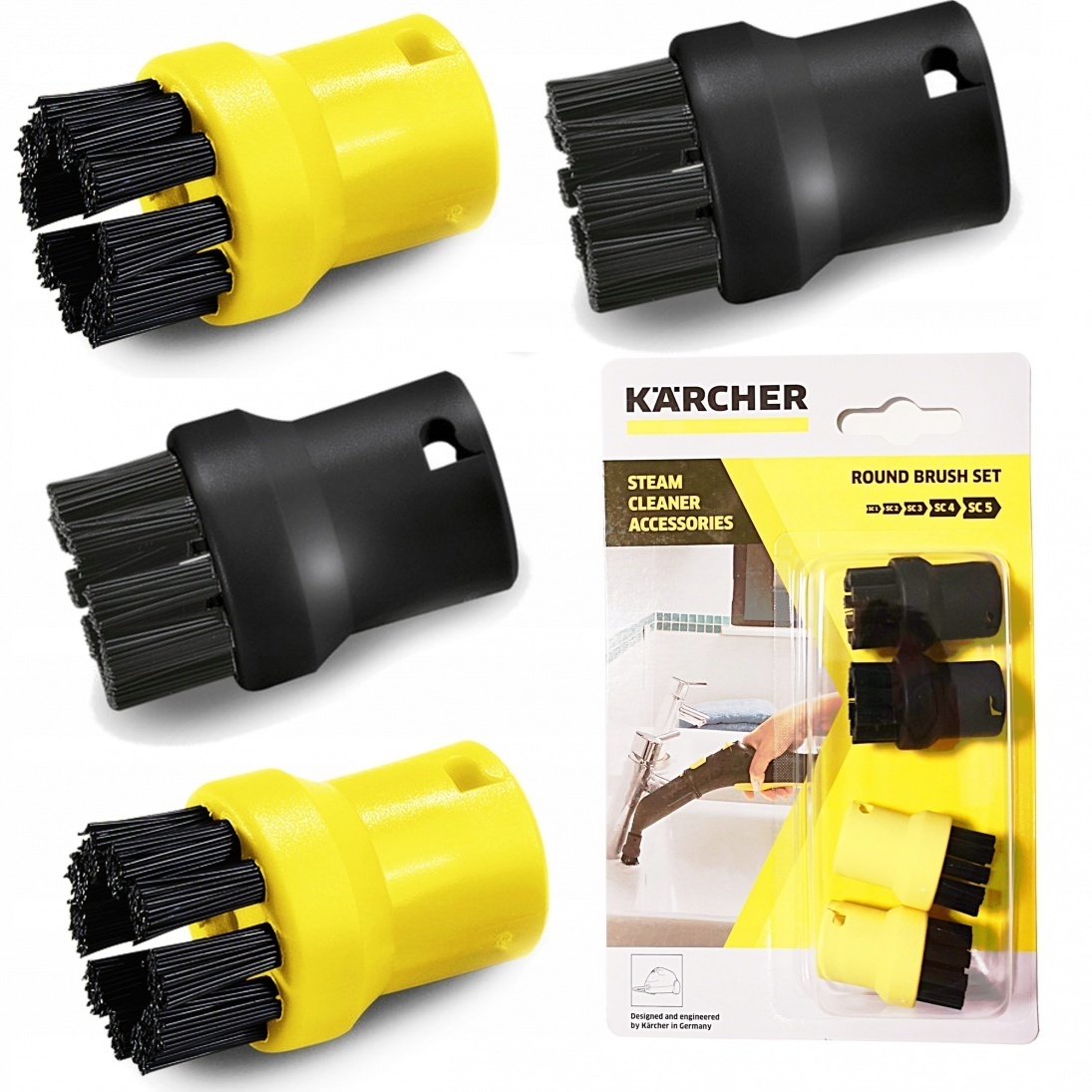 Комплект круглых щеток Karcher 2.863-264 оригинал