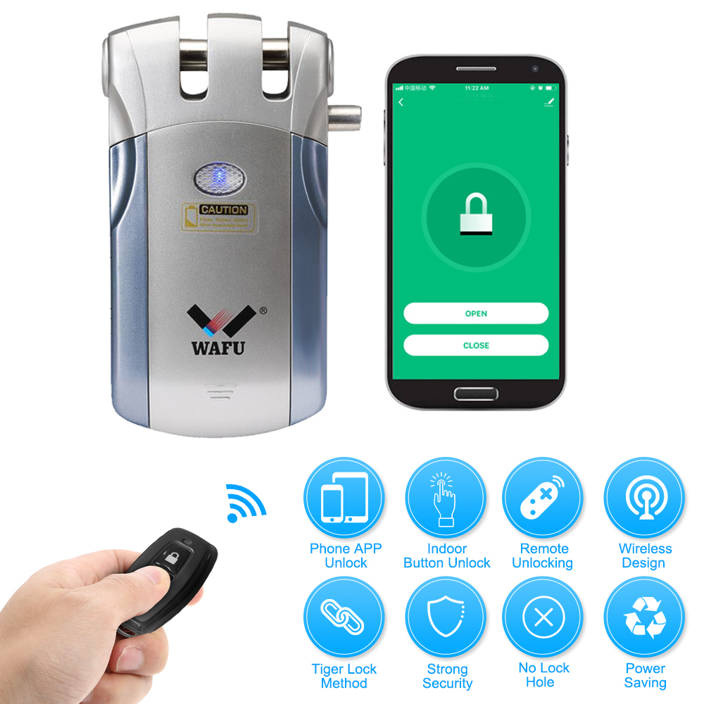 Характеристики WAFU HF-018W Wi-Fi Интеллектуальный электронный замок ...