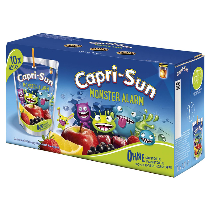 CAPRI SUN Monster alarm 10x20cl 31/08/2025