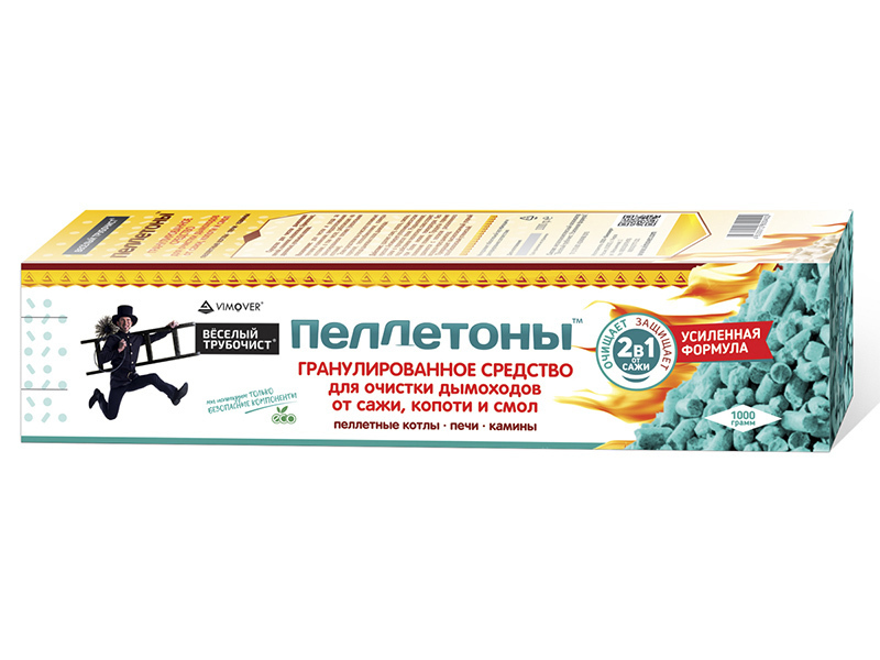 Характеристики Пеллетоны для очистки печных труб и дымоходов Веселый ...