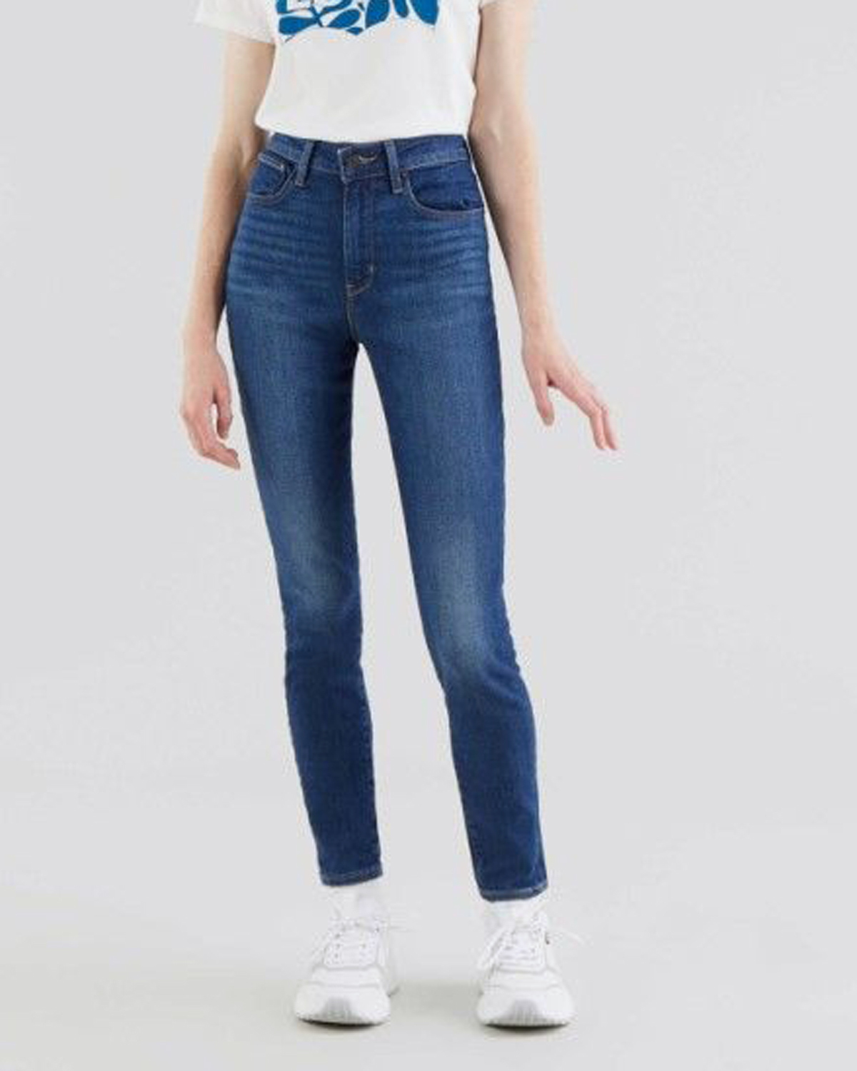 Levi's 721 high rise skinny deals white