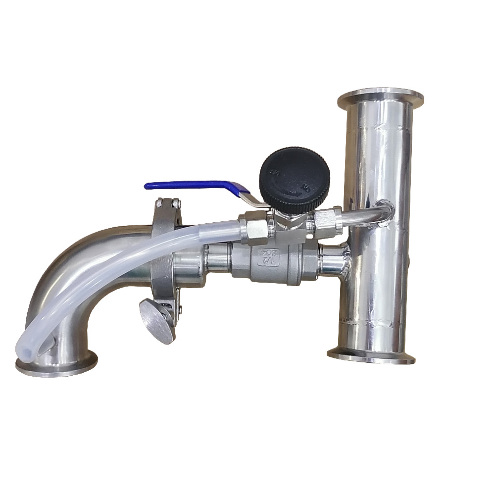 Узел отбора по пару и жидкости 1.5 дюйма (кран нержавейка) — купить в ...