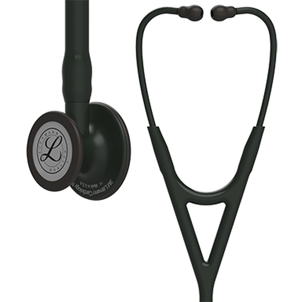 Стетоскоп Littmann Cardiology IV, черная трубка, черная акустическая головка, 69 см, 6163