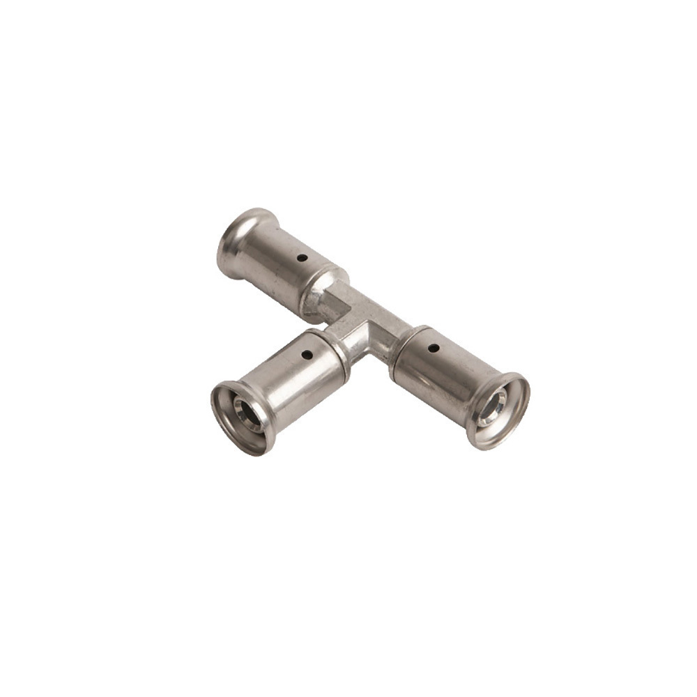 Тройник равнопроходный, латунь пресс, 16x16x16, HENCO, 9P-161616 ...