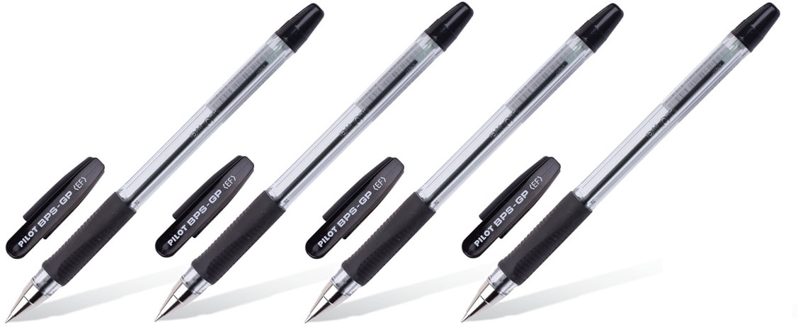 Масляные черные ручки