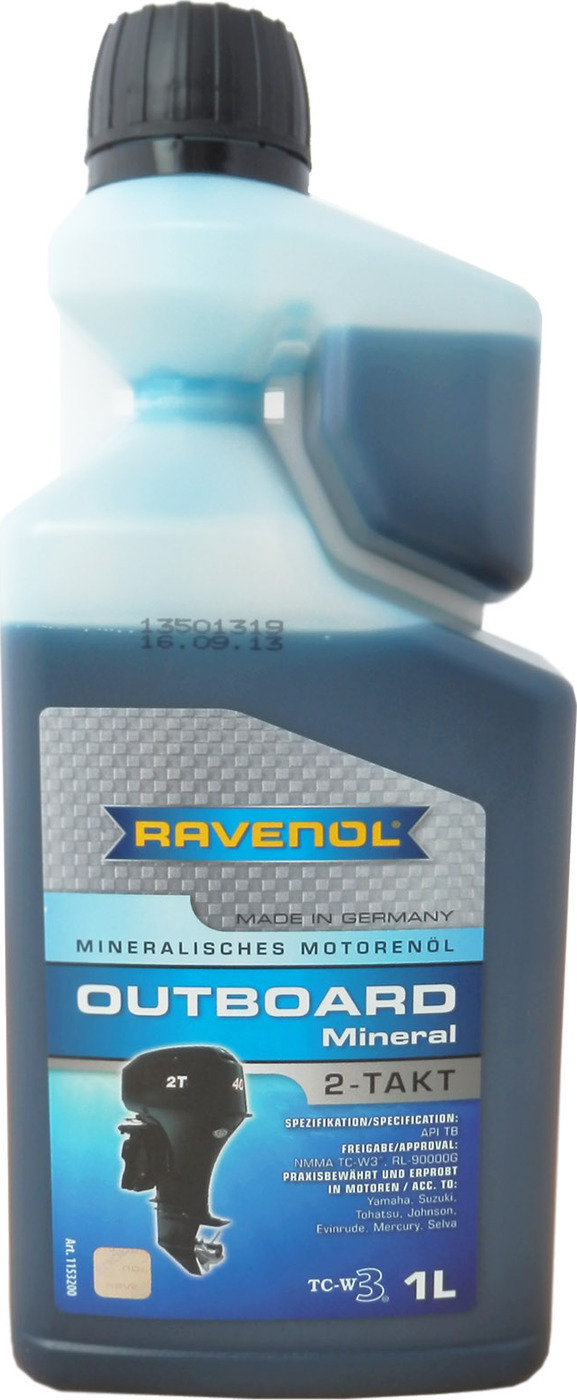 Характеристики Моторное масло RAVENOL Outboard 2T Минеральное 1 л .
