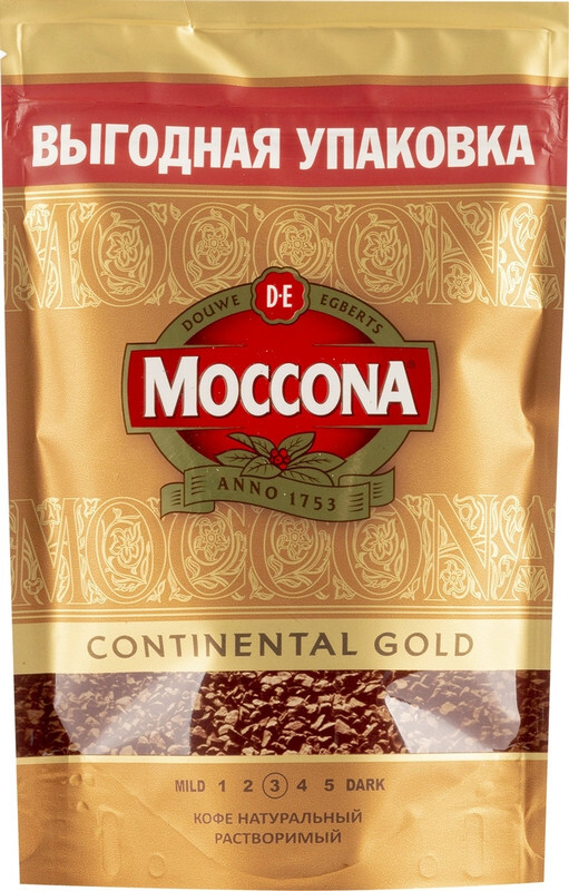 Купить Кофе Moccona Континентал Голд с ароматом карамели 95 гр субл стекло (6) м