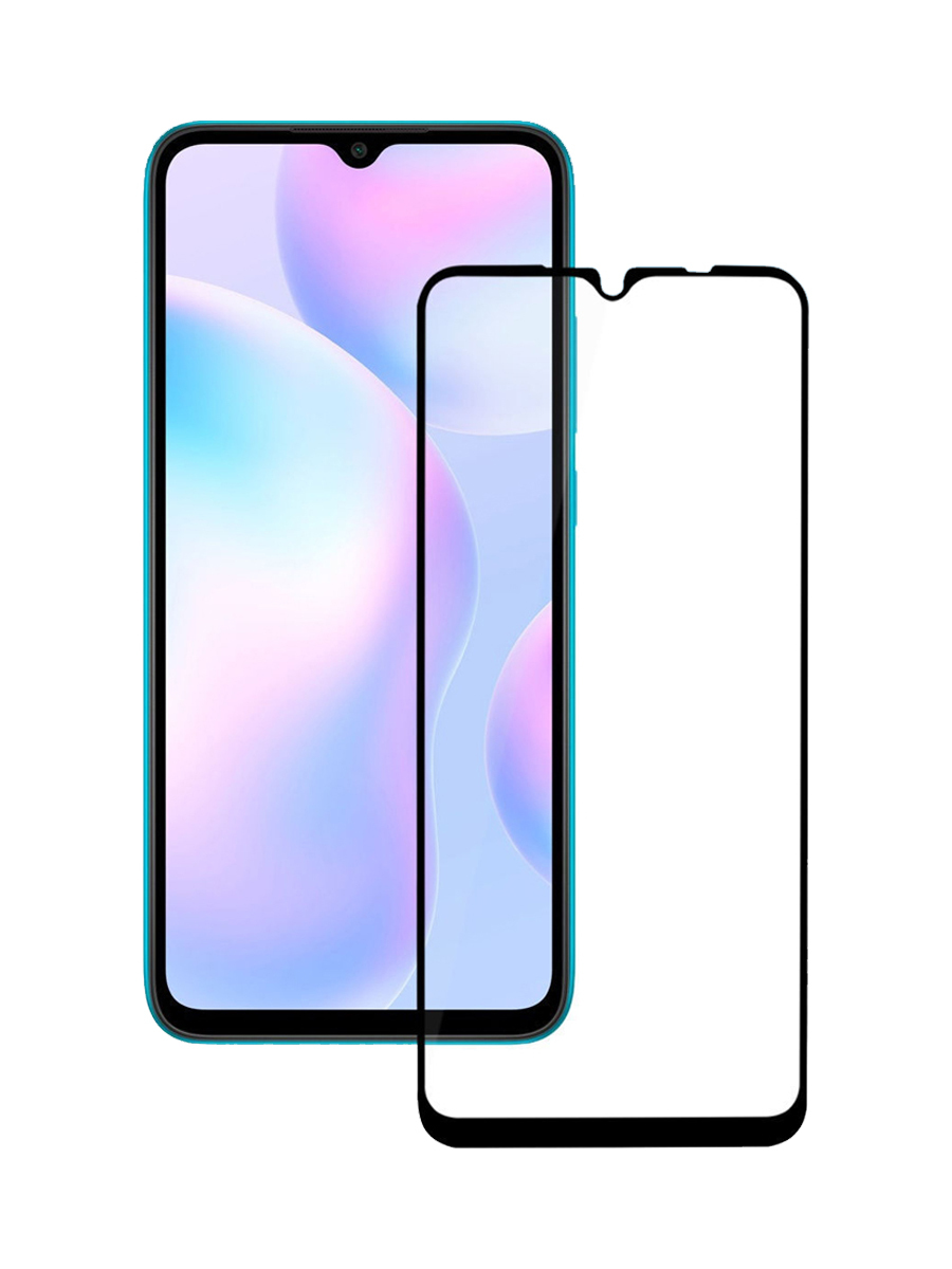 Защитное стекло для Xiaomi Redmi 9A/Redmi 9C Fixtor 3D черное - купить с  доставкой по выгодным ценам в интернет-магазине OZON (261439895)