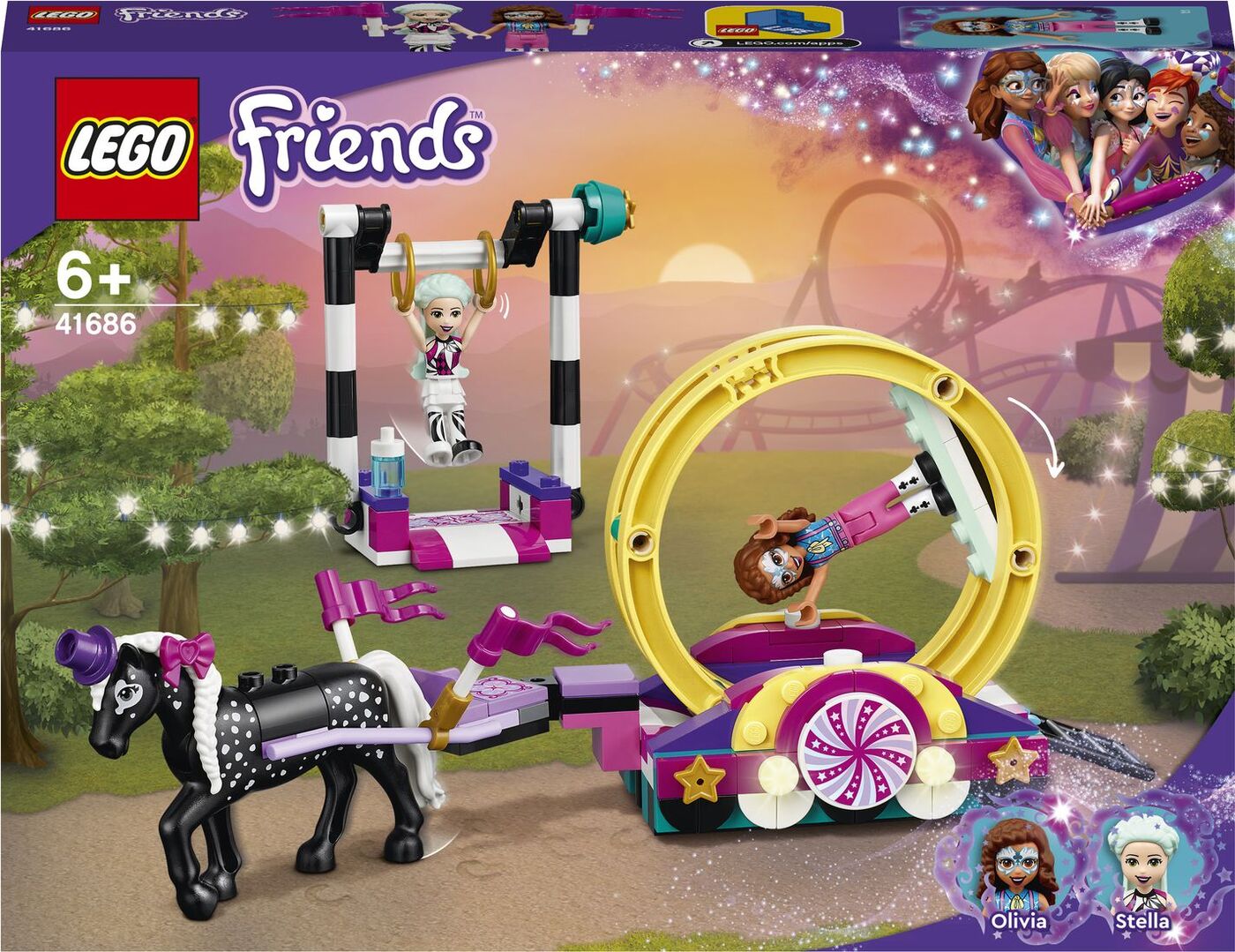 Конструктор LEGO Friends Волшебная акробатика 41686