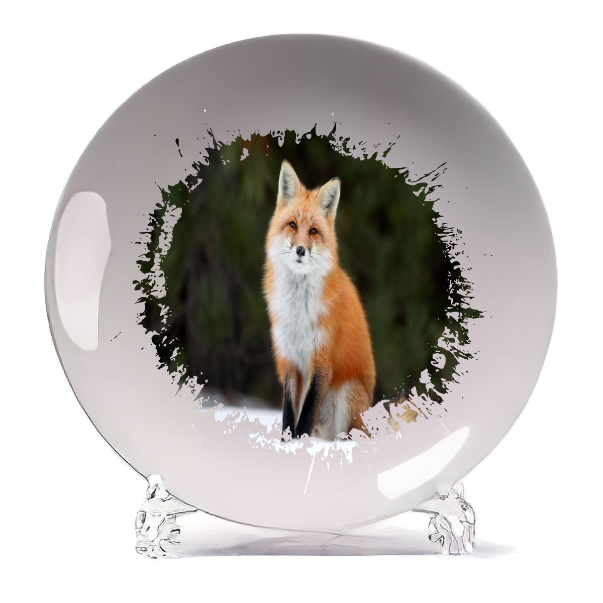 тарелка лиса. тарелки с лисицами. тарелочка с лисичкой. тарелка в виде лисы. тарелки с лисами.