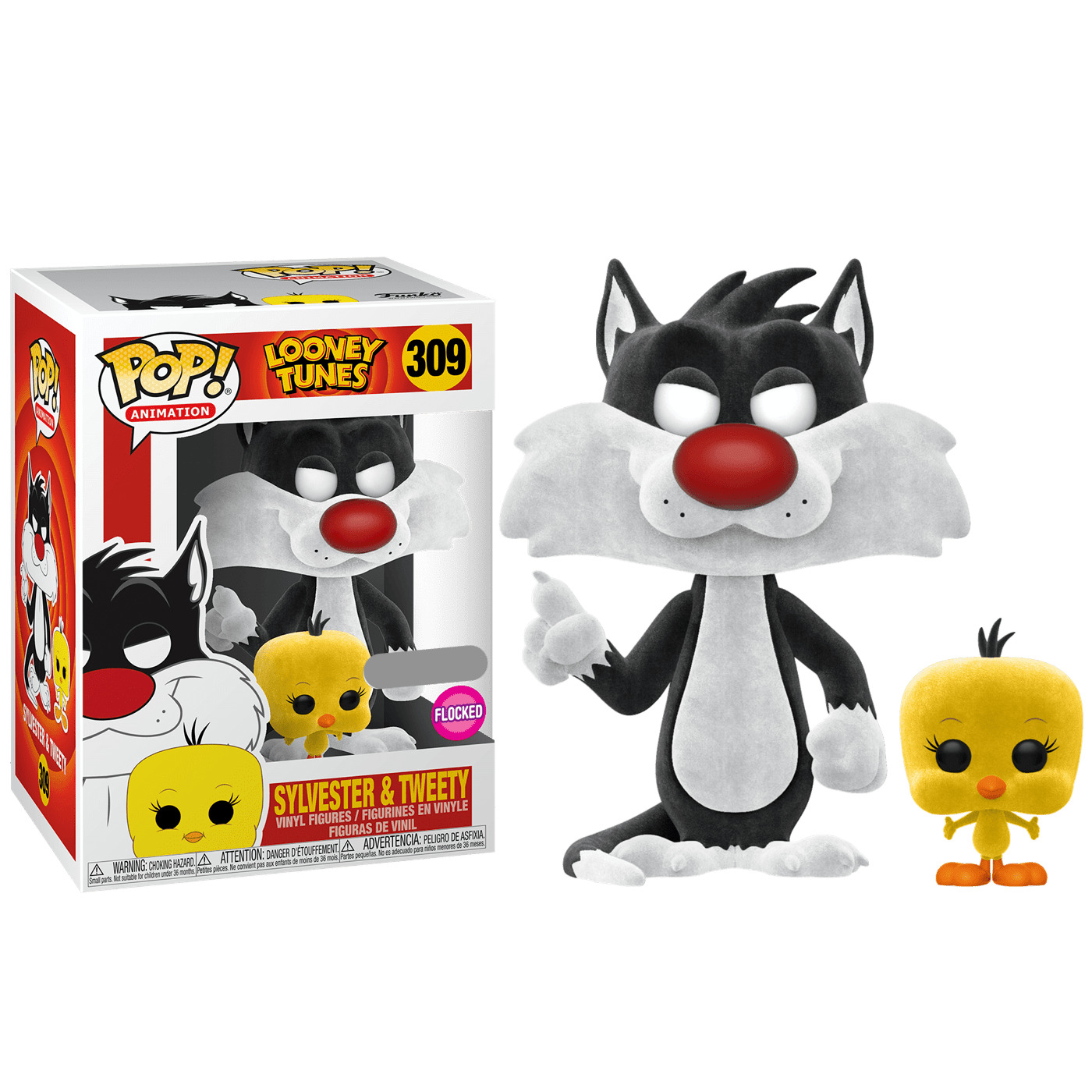 Funko POP Sylvester and Tweety Flocked 