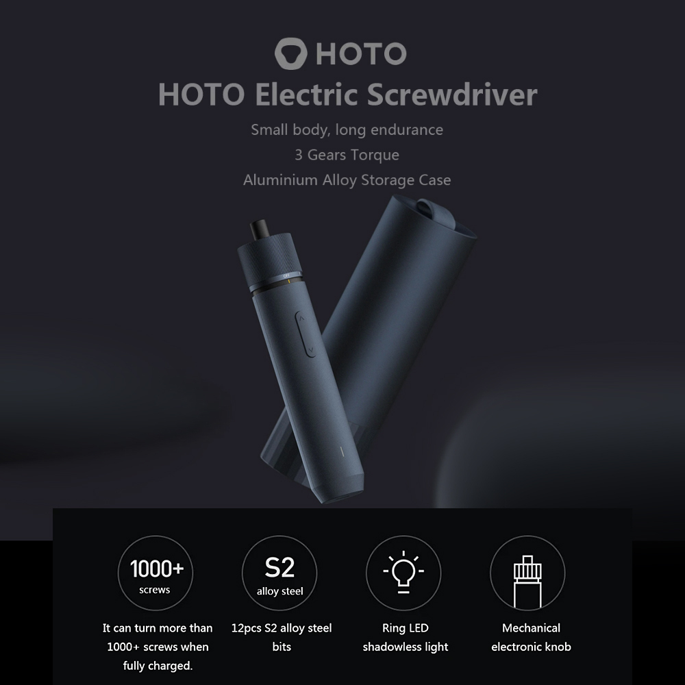 Аккумуляторная отвертка hoto. Xiaomi qwlsd001. Hoto 3.6в.