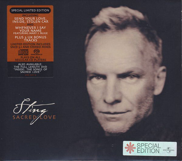 Special limited edition. Стинг 2003 год. Sting Sacred Love 2003. Компакт диск Sting Sacred Love. Стинг обложки альбомов.