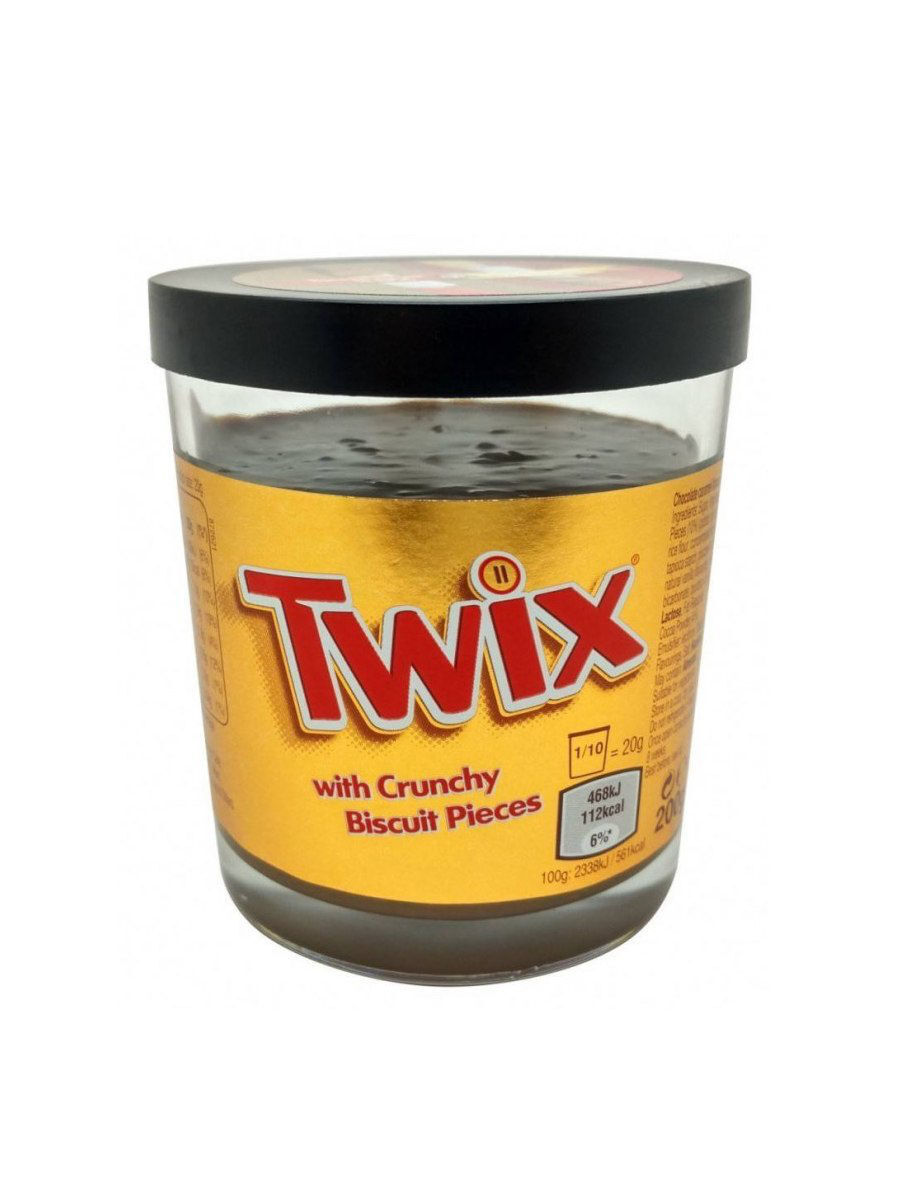 Twix, Шоколадная паста "Твикс" с хрустящими кусочками печенья "Twix ...