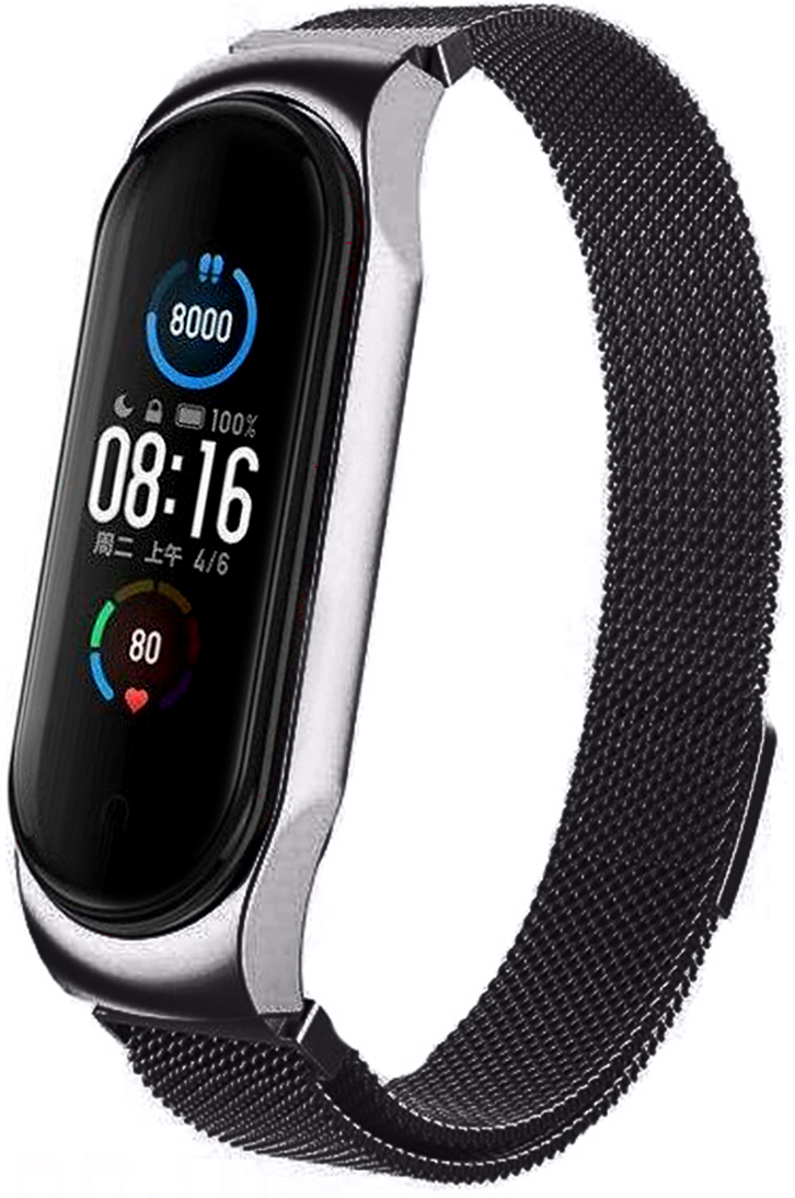 Металлический ремешок для браслета Xiaomi Mi Band 5 и Mi Band 6 ...