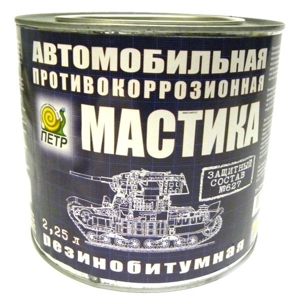 Мастика Петр антикоррозийная резинобитумная 2,25л