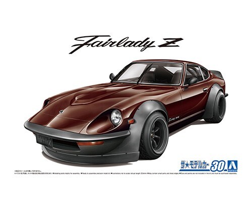 Сборная модель AOSHIMA 30s S30 FairladyZ AERO CUSTOM', 1/24